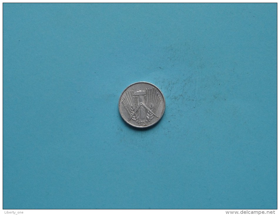 1952 A - 1 Pfennig - KM 5 ( Uncleaned Coin / For Grade, Please See Photo ) !! - 1 Pfennig