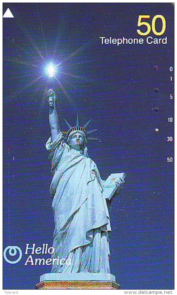 Telecarte JAPON (838) Statue De La Liberte * New York USA * PHONECARD JAPAN * STATUE OF LIBERTY * - Landscapes