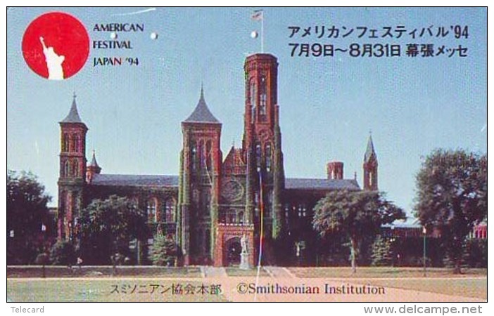 Telecarte JAPON (874) Statue De La Liberte * New York USA * PHONECARD JAPAN * STATUE OF LIBERTY * - Landschappen