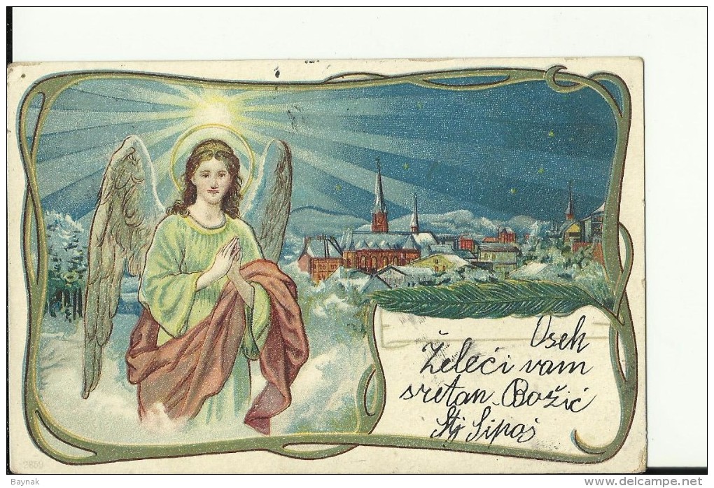 BO164  --    ANGEL  --  WEIHNACHTEN,  PERE NOEL, CHRISTMAS    --  1909 - Altri & Non Classificati