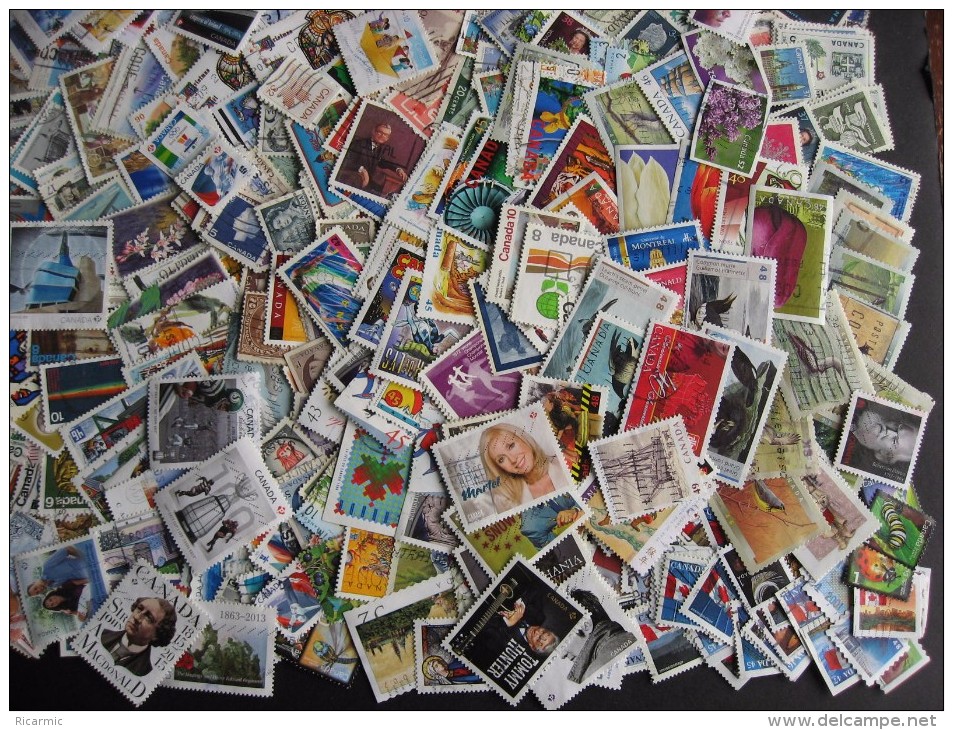 CANADA 700 Mostly Different, Mixed Condition, Old Up To 2015 Issues, Please Read Description - Vrac (max 999 Timbres)