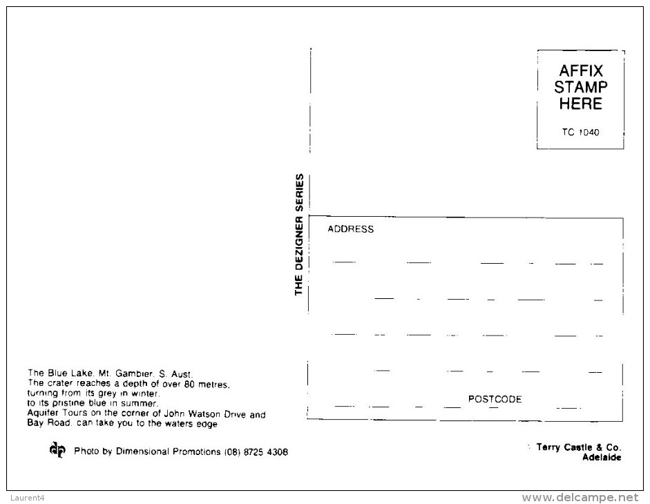 (111) Australia - SA - Mt Gambier Blue Lake - Mt.Gambier