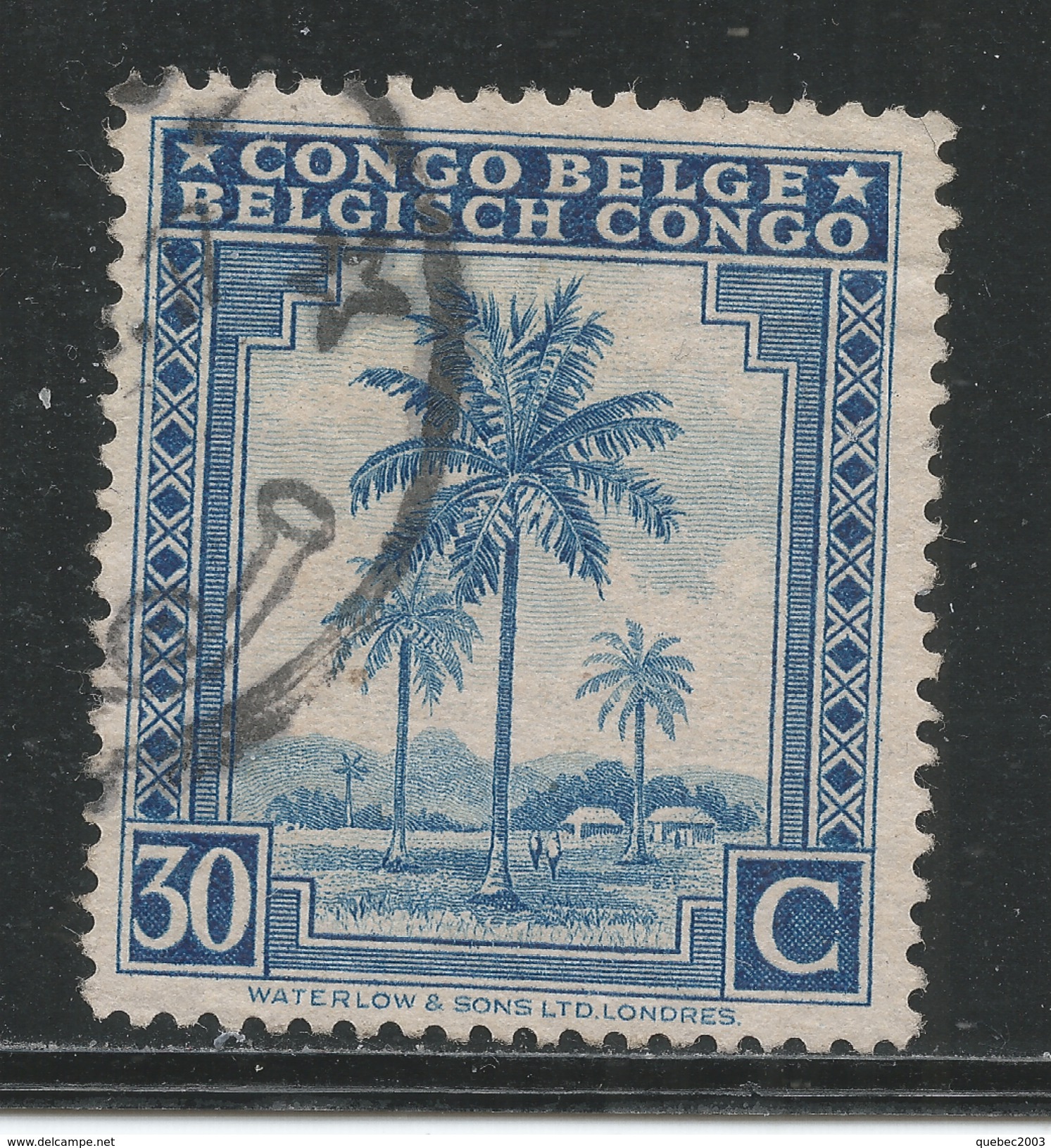 Belgian Congo 1942. Scott #192 (U) Oil Palms * - Oblitérés