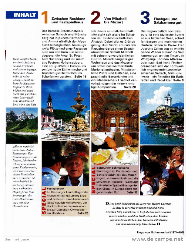 Zeitschrift Falk Reisen Nr. 27  -  Salzburg - Salzburger Land - Salzkammergut - Travel & Entertainment