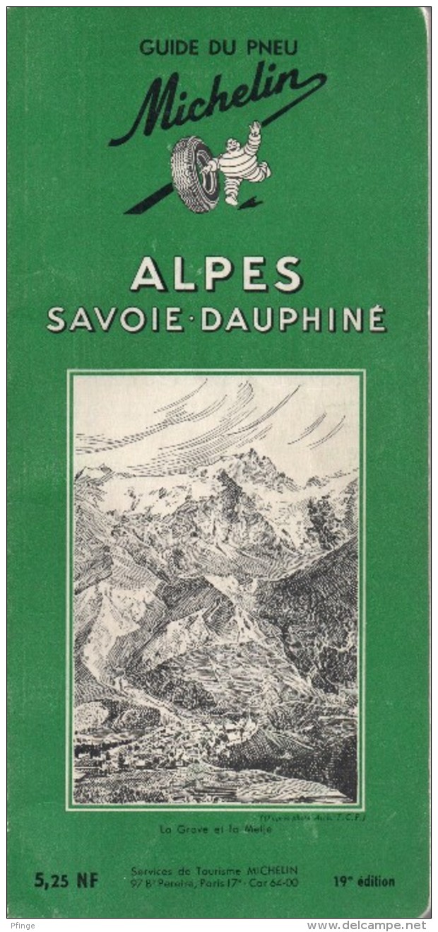 Michelin - Alpes Savoie-Dauphiné, 1961 - Michelin-Führer