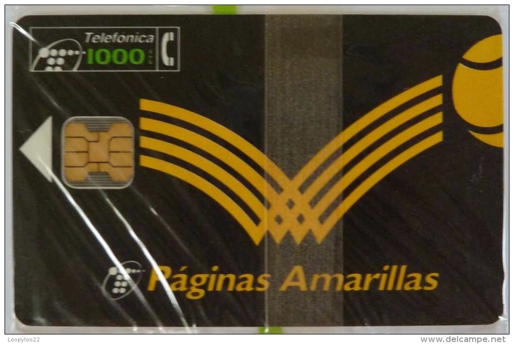 SPAIN - Chip - 1000 Units - Paginas Amarillas - CP-59 - Mint Blister - Colecciones