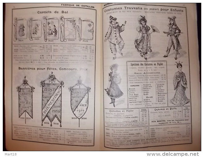 Catalogue 1907 - BAIL COTILLON - Chapeau Eventail Costume Masque - Publicités