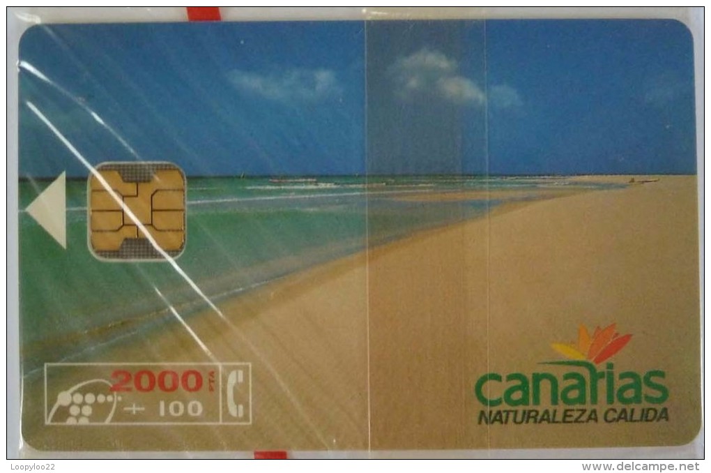 SPAIN - Chip - 2000+100 Units - Canarias - CP-036 - Mint Blister - Colecciones