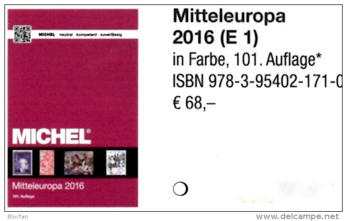 Mittel-Europa Band 1+ MlCHEL Deutschland 2016 Neu 120€ AD DR Berlin SBZ DDR BRD A CH FL HU CZ CSR SLOWAKEI UNO Genf Wien - Lexicons