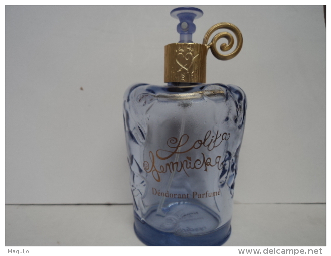 LOLITA LEMPICKA " DEODORANT PARFUME " VIDE POUR COLLECTION   LIRE ATTENTIVEMENT  ET VOIR !! - Miniatures Femmes (sans Boite)