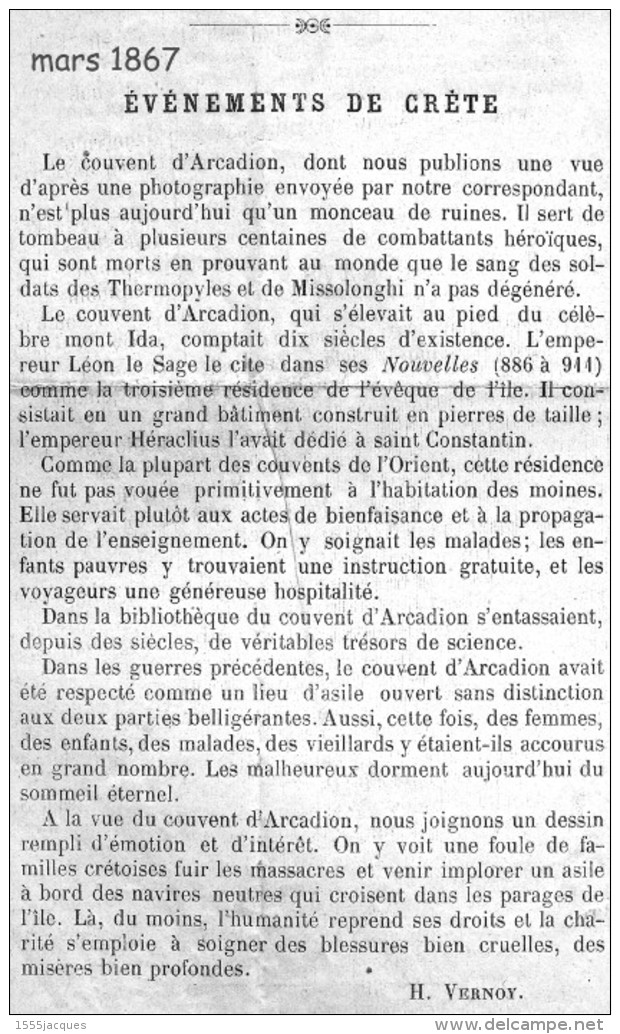 UNIVERS ILLUSTRÉ N° 624 / 16-03-1867 CANDIE ARKADI CRETE VENEZIA SPRECHENSTEIN TYROL ARCADION GALILÉE PONSARD - 1850 - 1899