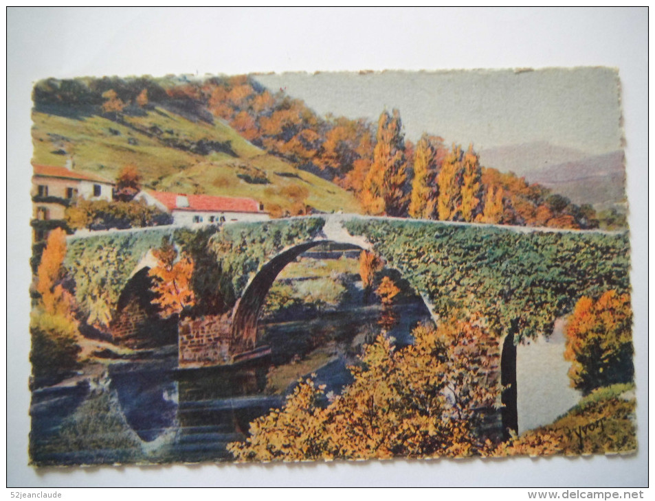 Le Vieux Pont En Dos D'ane Sur La Nive - Bidarray