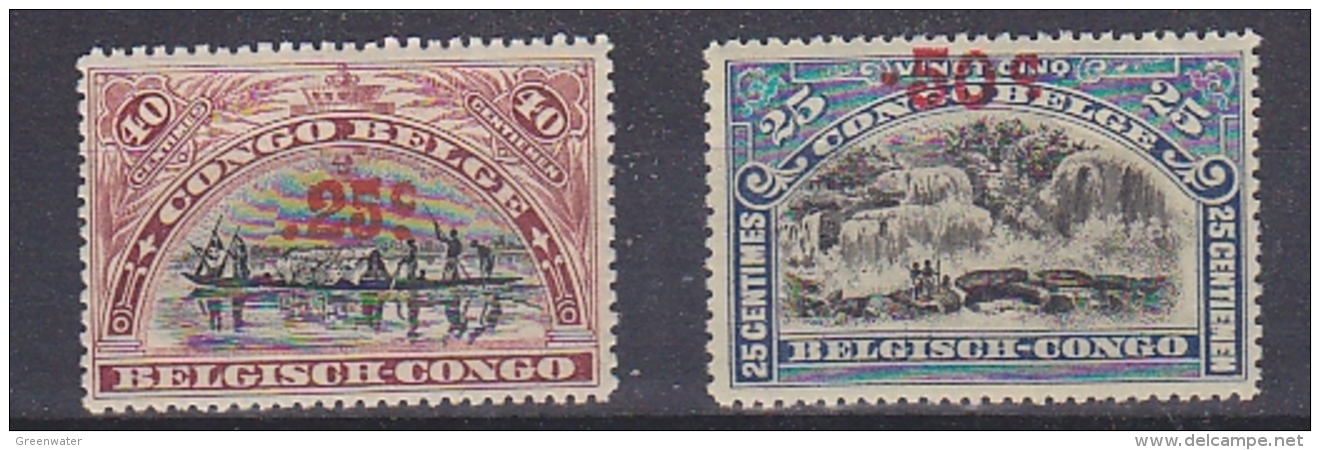 Belgisch Congo 1922 Opdruk Mechelen 2w  ** Mnh (29468) - Ongebruikt