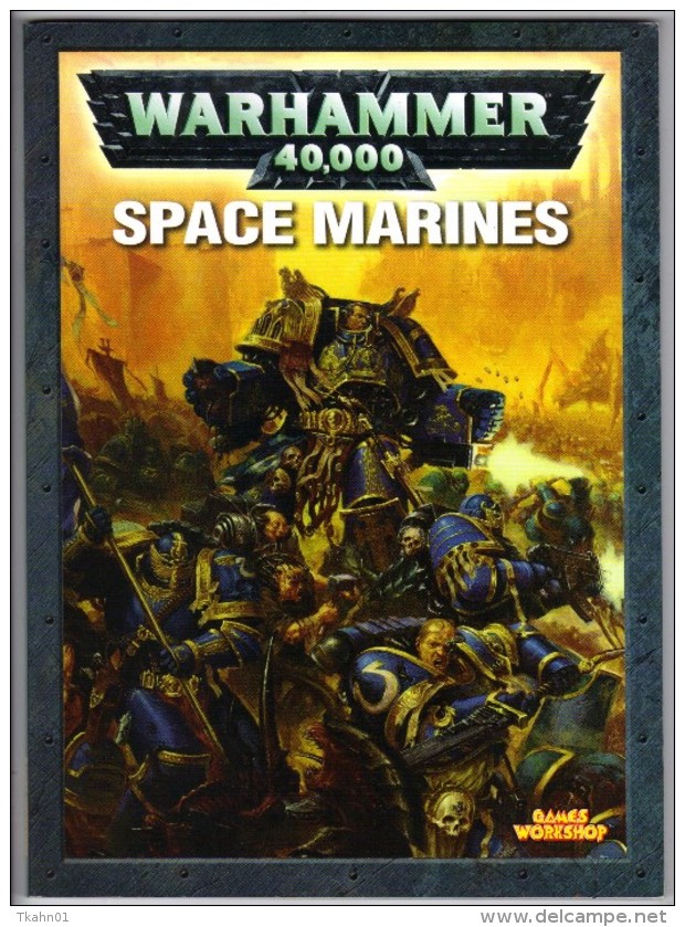 WARHAMMER  40,000 " SPACE MARINES  "  GAMES WORKSHOP TTBE - Warhammer