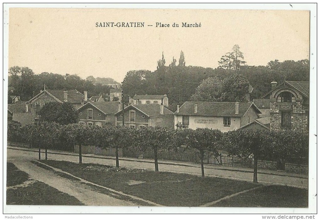 Saint-Gratien (95.Val D´Oise)   La Place Du Marché - Saint Gratien