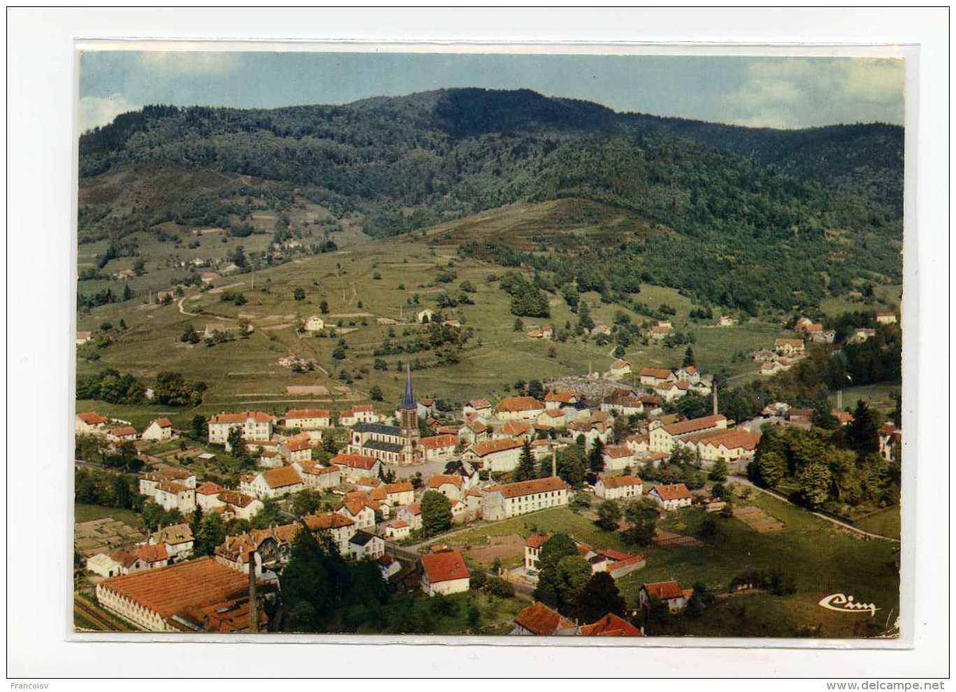 SAINT MAURICE SUR MOSELLE - Vue Générale Aérienne   Edit Cim N° ACI 281-76 Postée 1975 - Autres & Non Classés