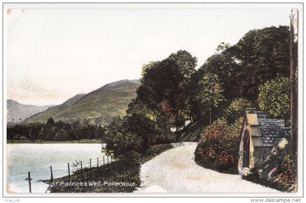 UK, St. Patrick's Well, Patterdale, 1911 Used Postcard [17263] - Patterdale