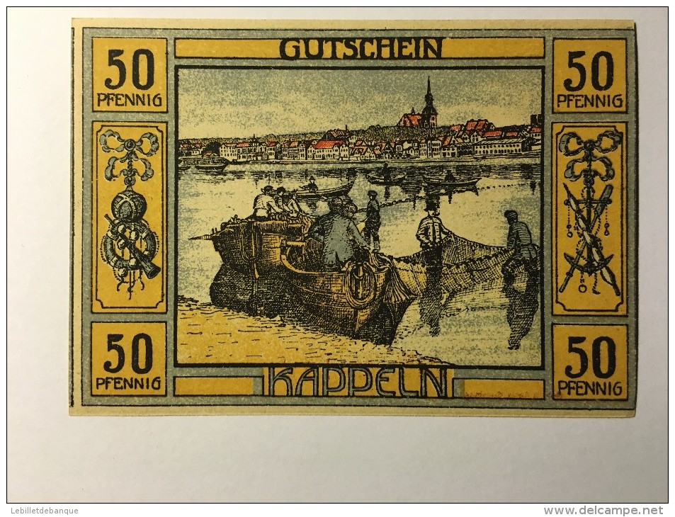 Allemagne Notgeld Kappeln 50 Pfennig 1921 NEUF - Collections