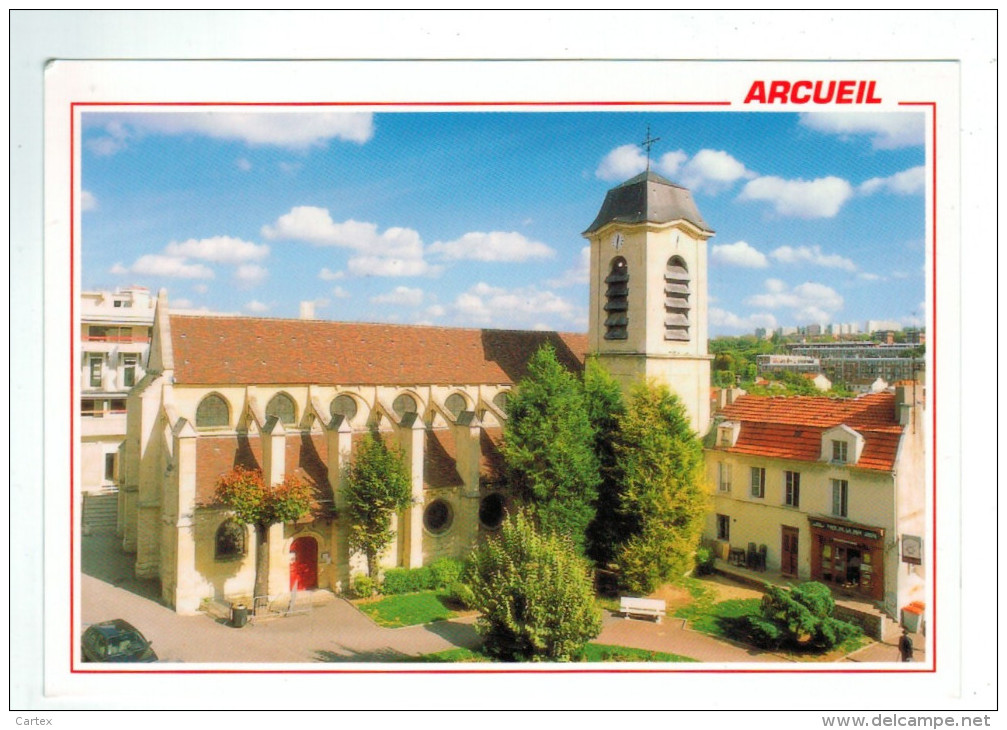 10937  CPM  ARCUEIL  : L'Eglise Saint Denis   ACHAT DIRECT !! - Arcueil