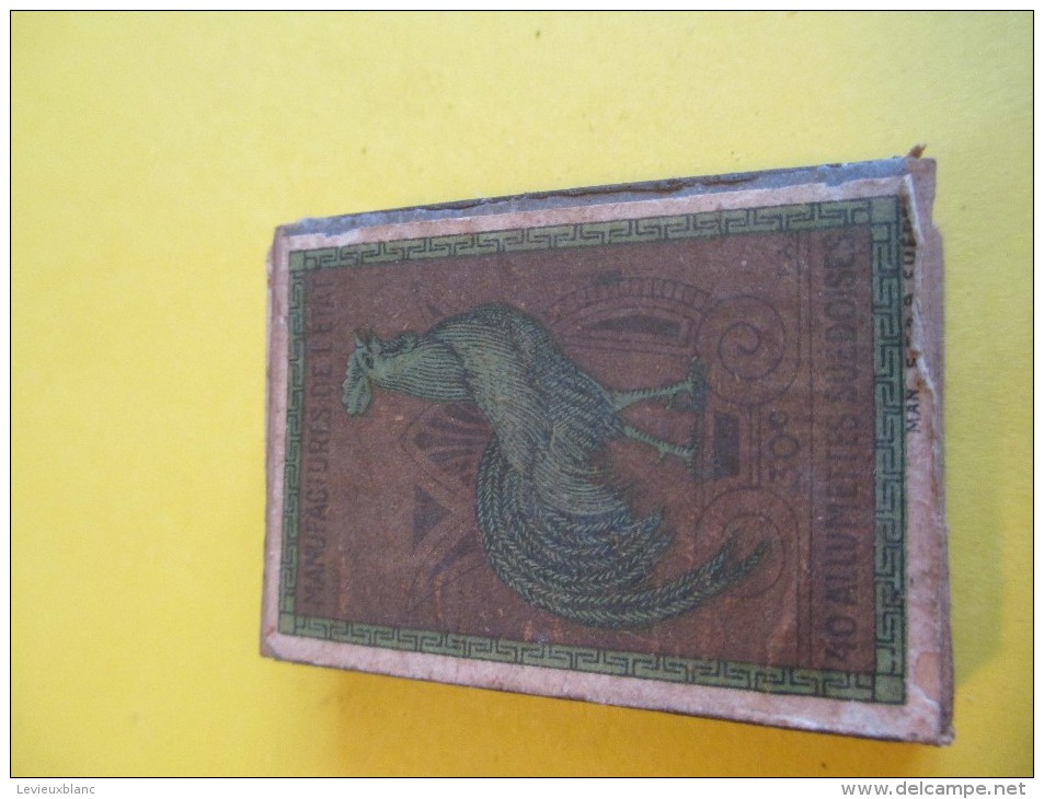 Lot De 5 Boites D´Allumettes/En L´etat/Coq/La Cocarde/Drapeaux/Cie Suédoise/3 Etoiles/1935-1945         AL22 - Matchboxes