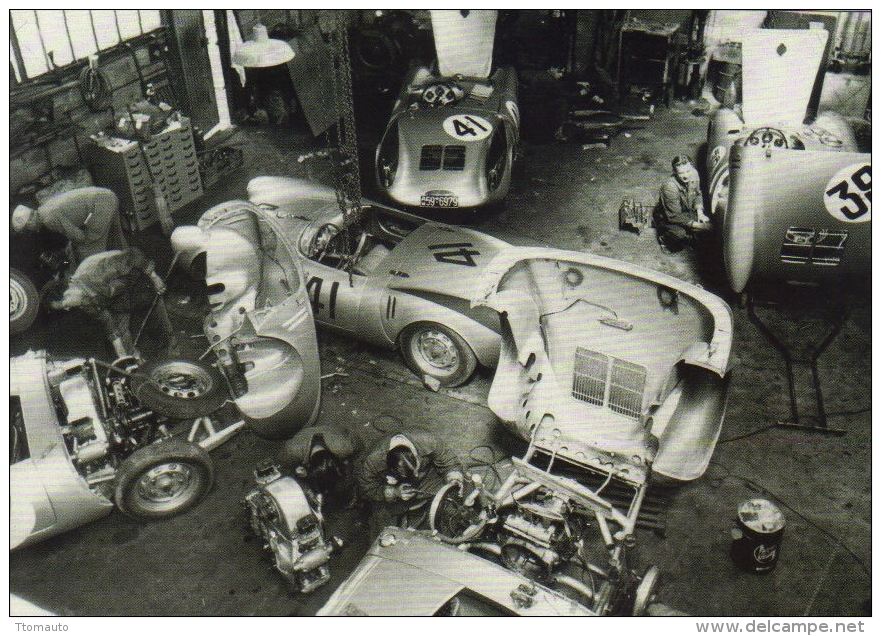 24 Heures Du Mans 1954  -  Porsche 550 Spyder  -  Garage Teloché  -  CPM - Le Mans