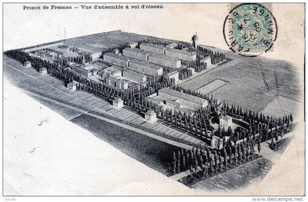 La Prison à Vol D'oiseau En 1905 - Fresnes