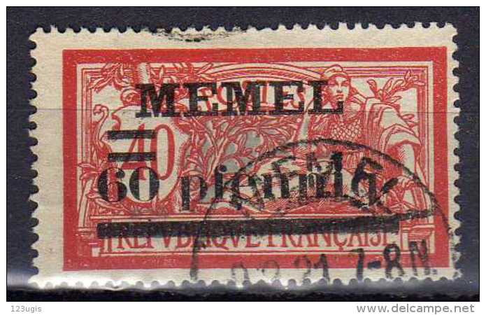 Memel 1920 Mi 24, Gestempelt [300416XIV] - Memelgebiet 1923