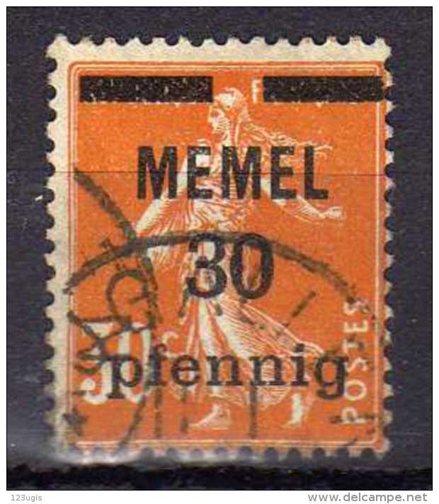 Memel 1920 Mi 21, Gestempelt [300416XIV] - Memelgebiet 1923