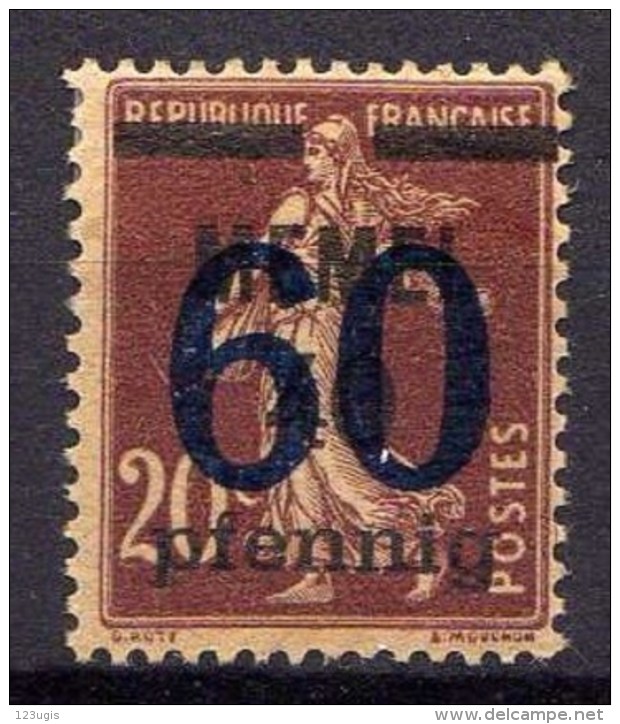 Memel 1921 Mi 35  * [300416XIV] - Memelgebiet 1923