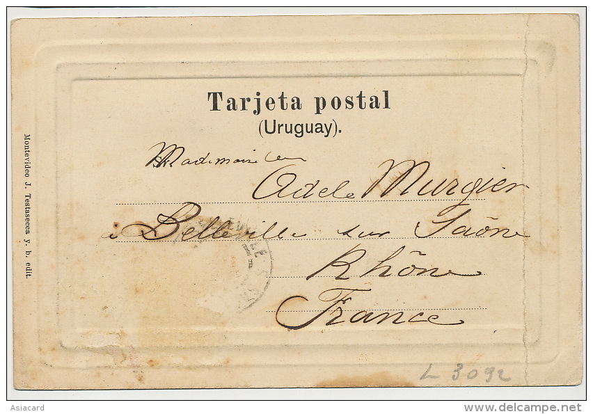 Montevideo Gaucho  Cuadro Pintor Blanes Maximum Card  1903 Edit Testasecca - Uruguay