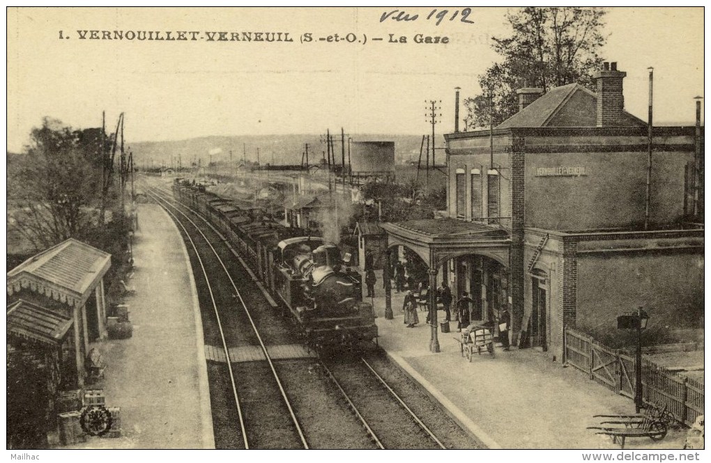 D 78 - VERNOUILLET-VERNEUIL - La Gare - Vernouillet