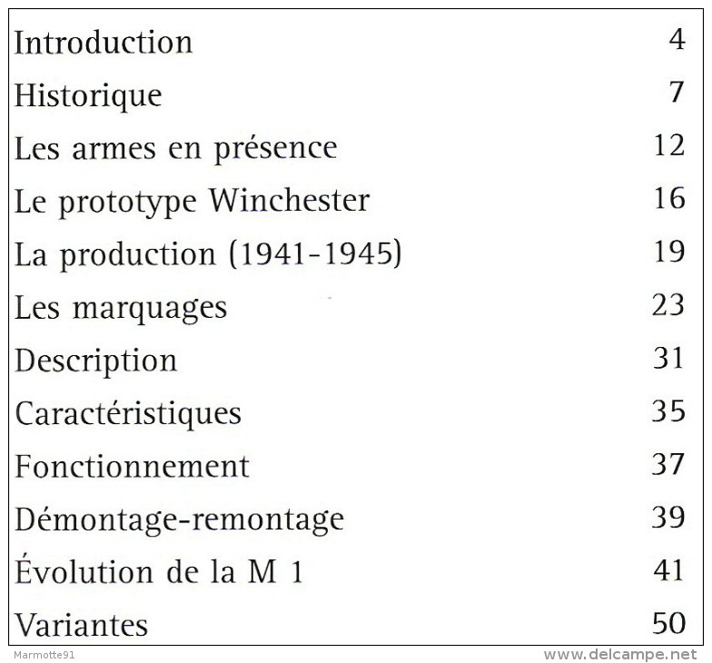 HISTORIQUE CARABINE USM1 US ARMY WWII ARME GI´S LIBERATION INDOCHINE PAR HUON - 1939-45