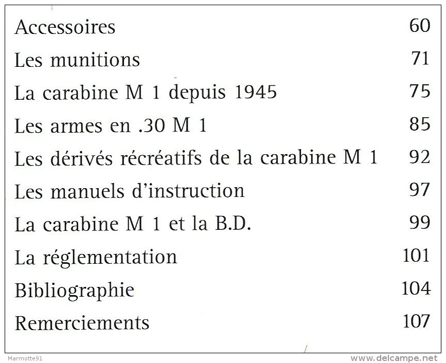 HISTORIQUE CARABINE USM1 US ARMY WWII ARME GI´S LIBERATION INDOCHINE PAR HUON - 1939-45