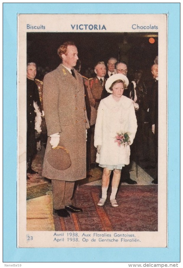 La Famille Royale Aux Floralies Gantoises En Avril 1938 - Collections & Lots