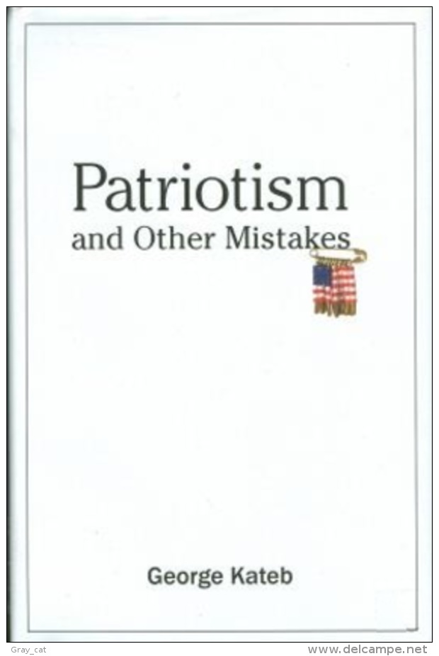 Patriotism And Other Mistakes By Kateb, George (ISBN 9780300120493) - Otros & Sin Clasificación