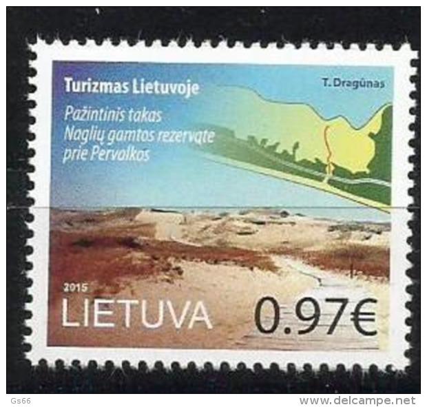 Litauen, 2015, 1190, Fremdenverkehr: Kurische Nehrung. MNH ** - Lituanie