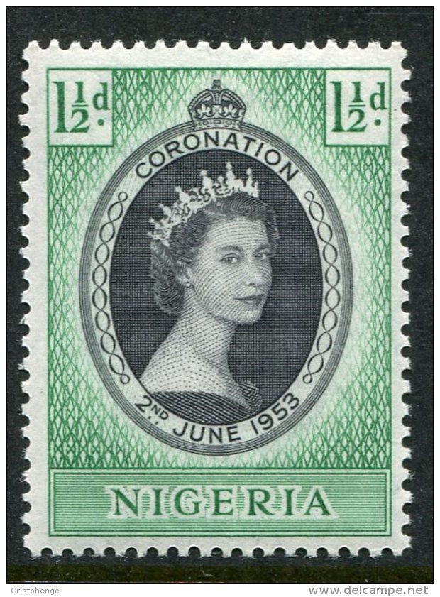 Nigeria 1953 QEII Coronation LHM - Nigeria (...-1960)