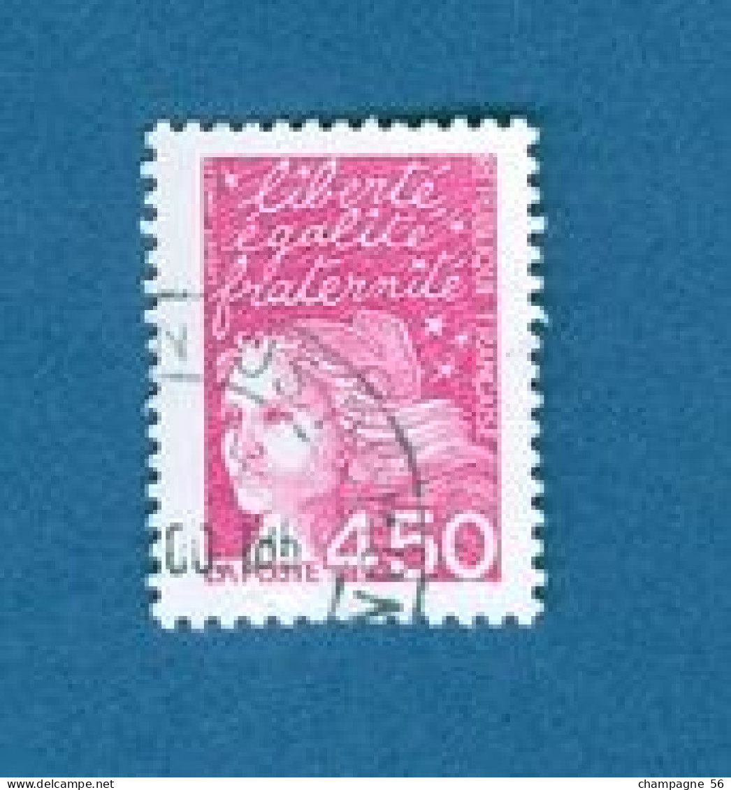 VARIETES FRANCE 1997  N° 3096  A CHEVAL  PHOSPHORESCENTE  MARIANNE DU 14 JUILLET OBLITÉRÉ