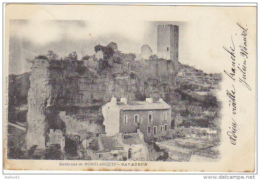 47 - Environs De Montflanquin - Gavaudun - BE - éd Déguilhem - Monflanquin