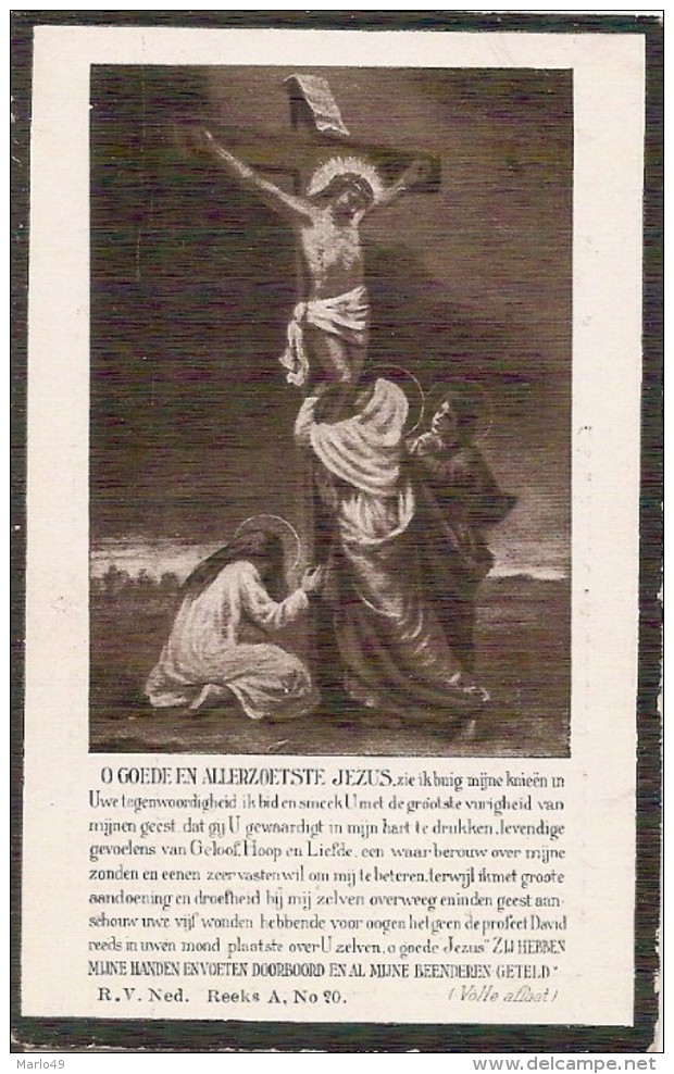 DP. MARIA VAN HOEY -  MOERZEKE -CASTEL 1849-1926 - Religion & Esotericism