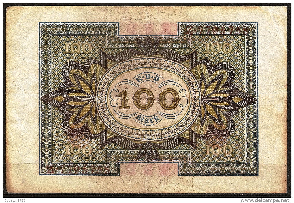 100 Mark, Reichsbanknote. (Berlin) 01/10/1920. Allemagne/Germany. - 10000 Mark