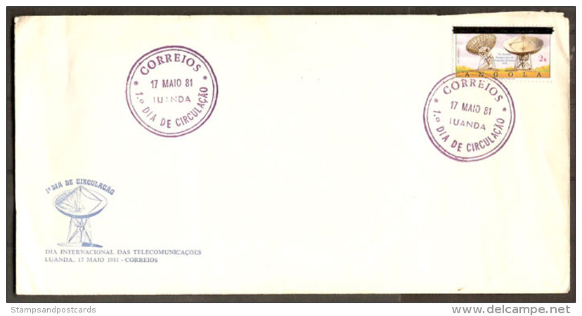 Angola 1981 FDC Pour Surcharge Independance FDC For Independence Overprint 1981 - Angola