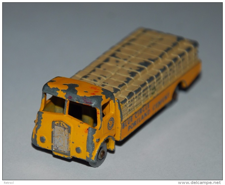 Matchbox Lesney Albion Chieftain No 51a: Blue Circle Portland Cement - Oud Speelgoed