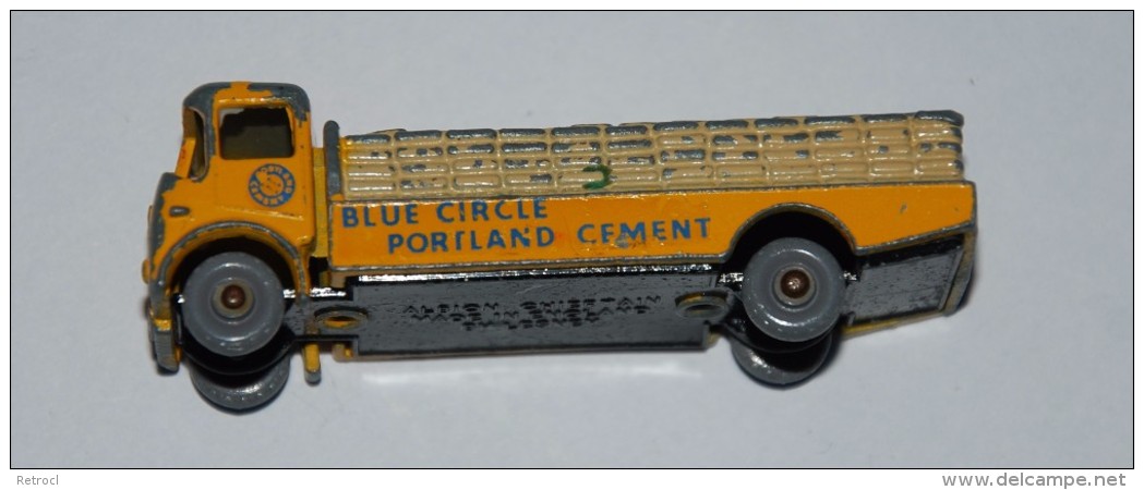 Matchbox Lesney Albion Chieftain No 51a: Blue Circle Portland Cement - Jouets Anciens