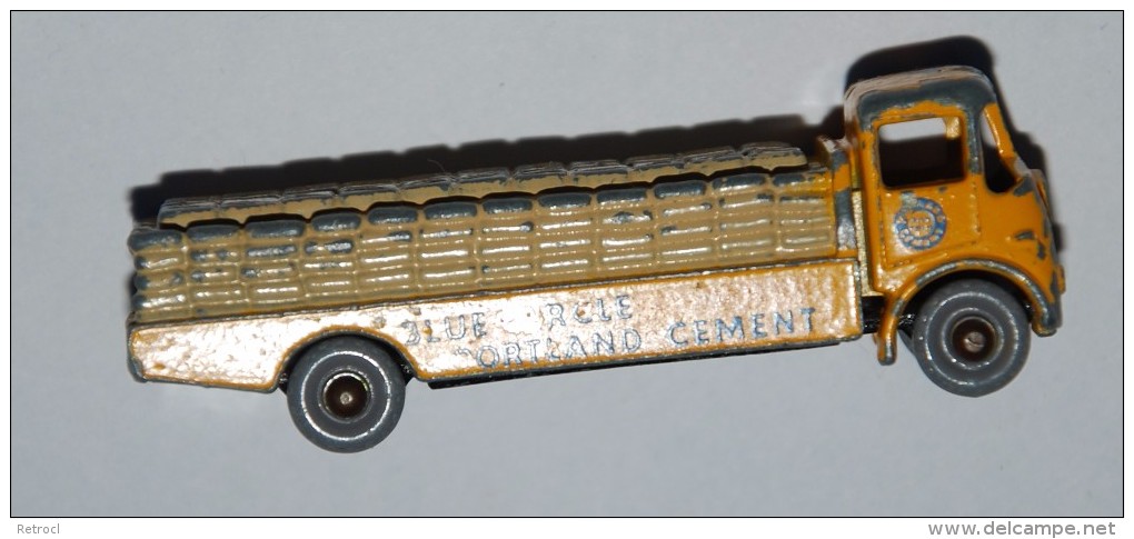 Matchbox Lesney Albion Chieftain No 51a: Blue Circle Portland Cement - Oud Speelgoed