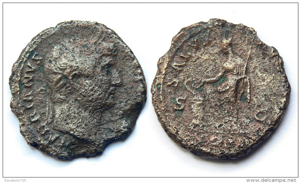 Hadrian (117-138) As, Rome 124-128 Ap. J.C. SALUS. Bronze - Die Antoninische Dynastie (96 / 192)