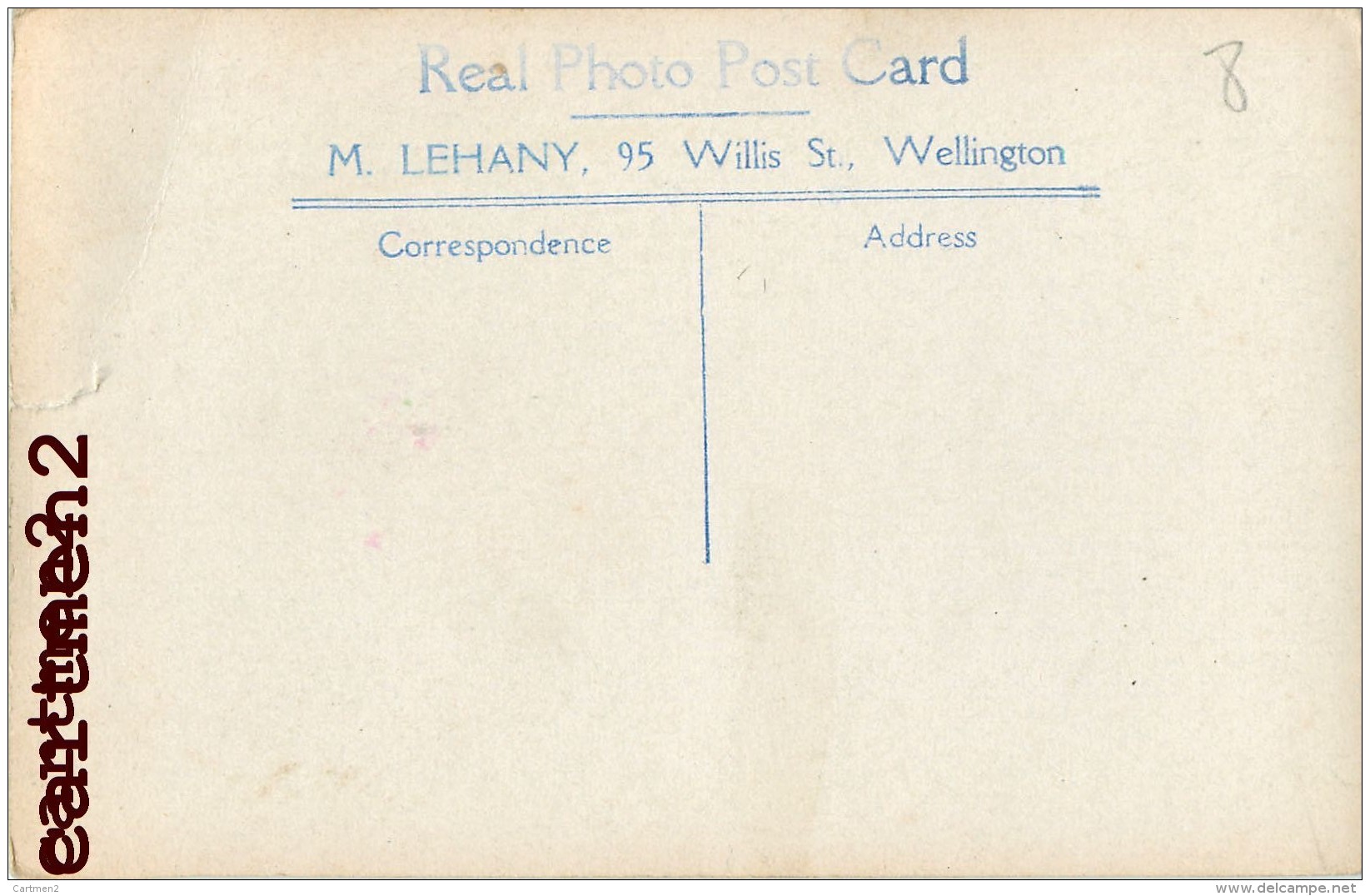 PHOTO CARD : WELLINGTON NEW-ZELAND NOUVELLE-ZELANDE M. LEHANY OCEANIE - New Zealand