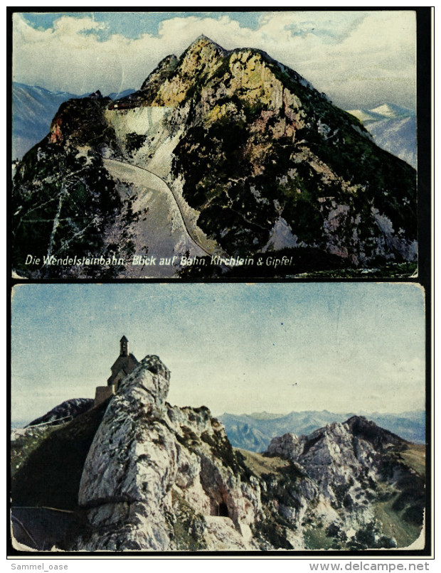 2 X Wendelsteinbahn Bei Bayrischzell  -  Ansichtskarten Ca. 1920   (5697) - Schliersee