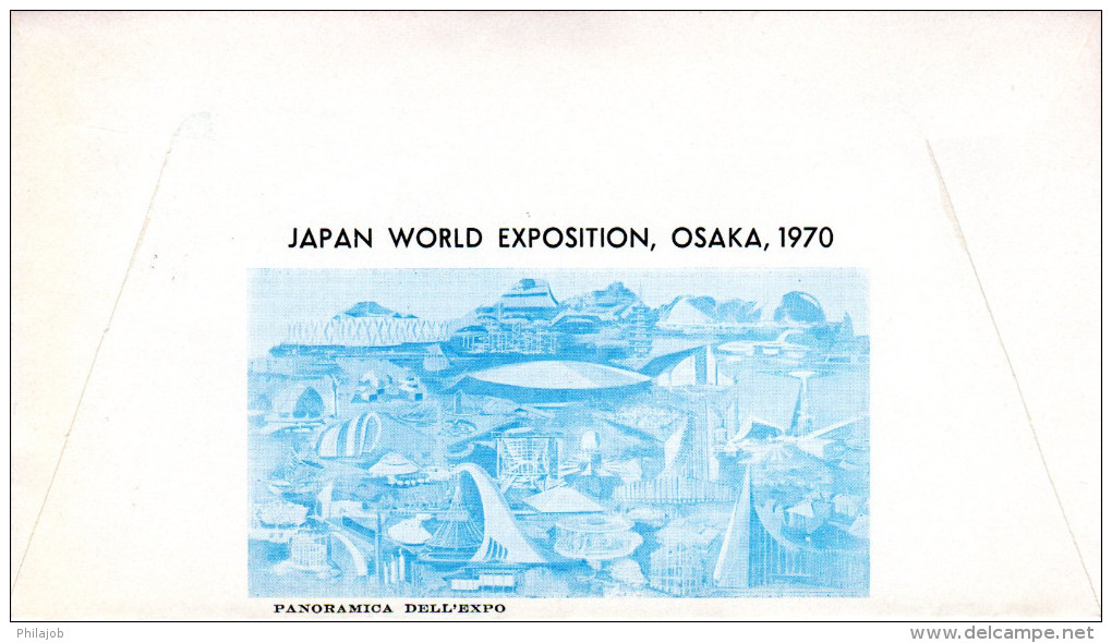 VATICAN 1970 :  Enveloppe 1er Jour " EXPOSITION UNIVERSELLE D´OSAKA ". Voir Les Scans. FDC - 1970 – Osaka (Giappone)