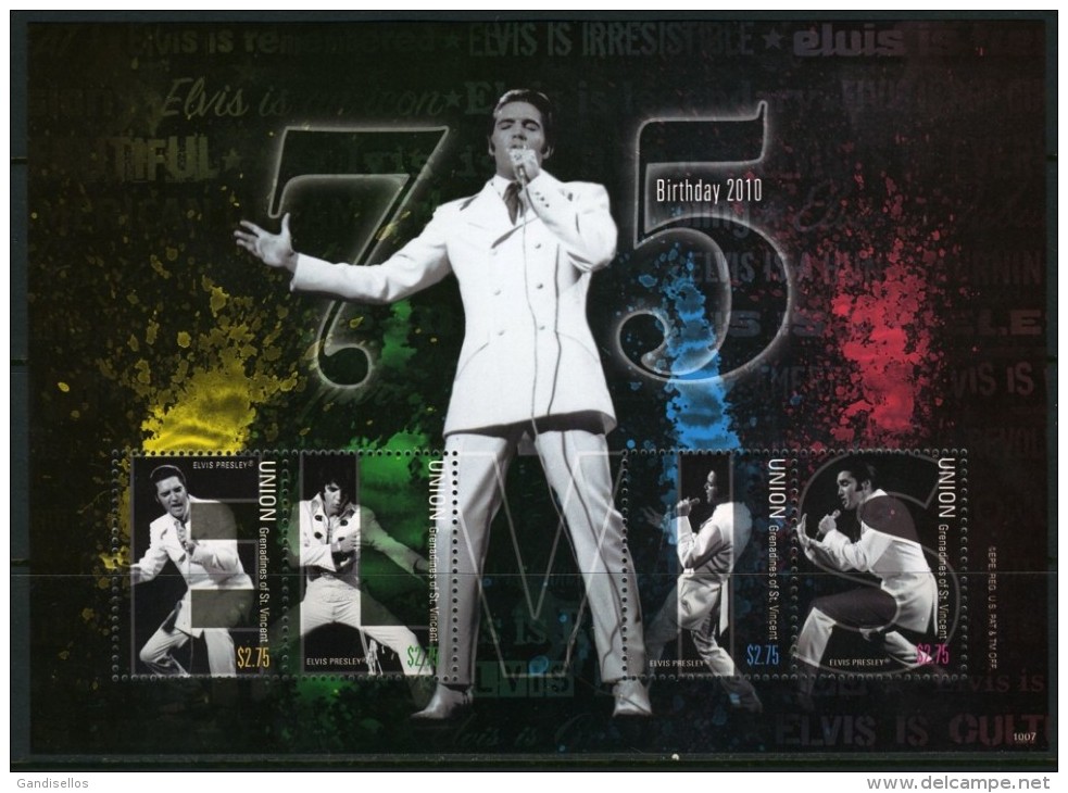 UNION GRENADINES ST. VINCENT SHEET ELVIS PRESLEY - Elvis Presley